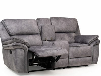 archie two seater recliner sofa kenya - product side view