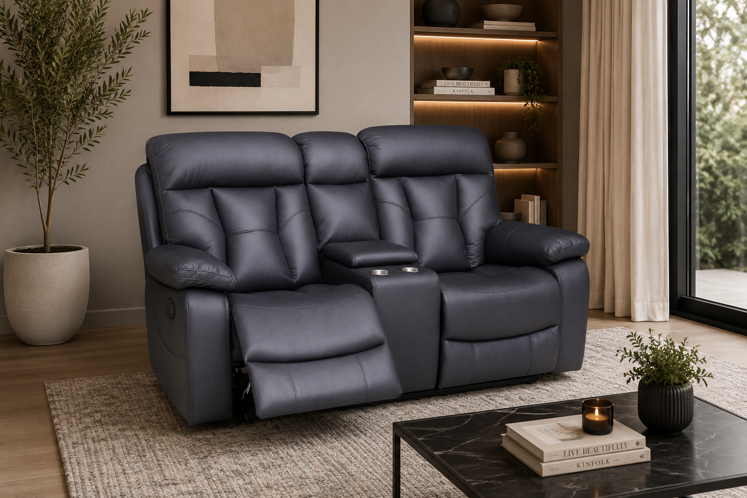 legacy-2s Legacy Two Seater Recliner - Image 1
