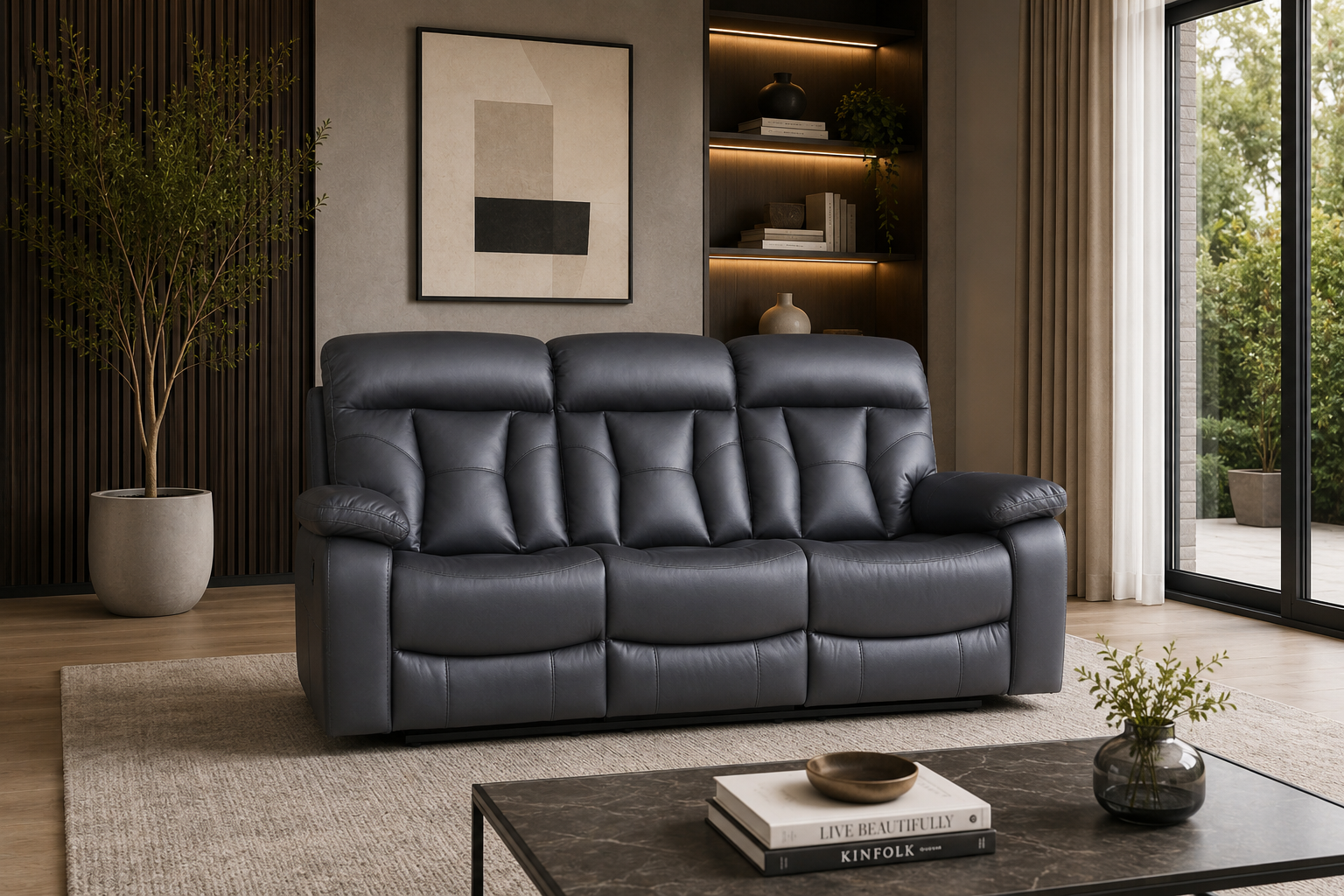 legacy-3s Legacy Three Seater Recliner - Image 1