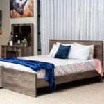 Maddison king Bed with 2 bedsides