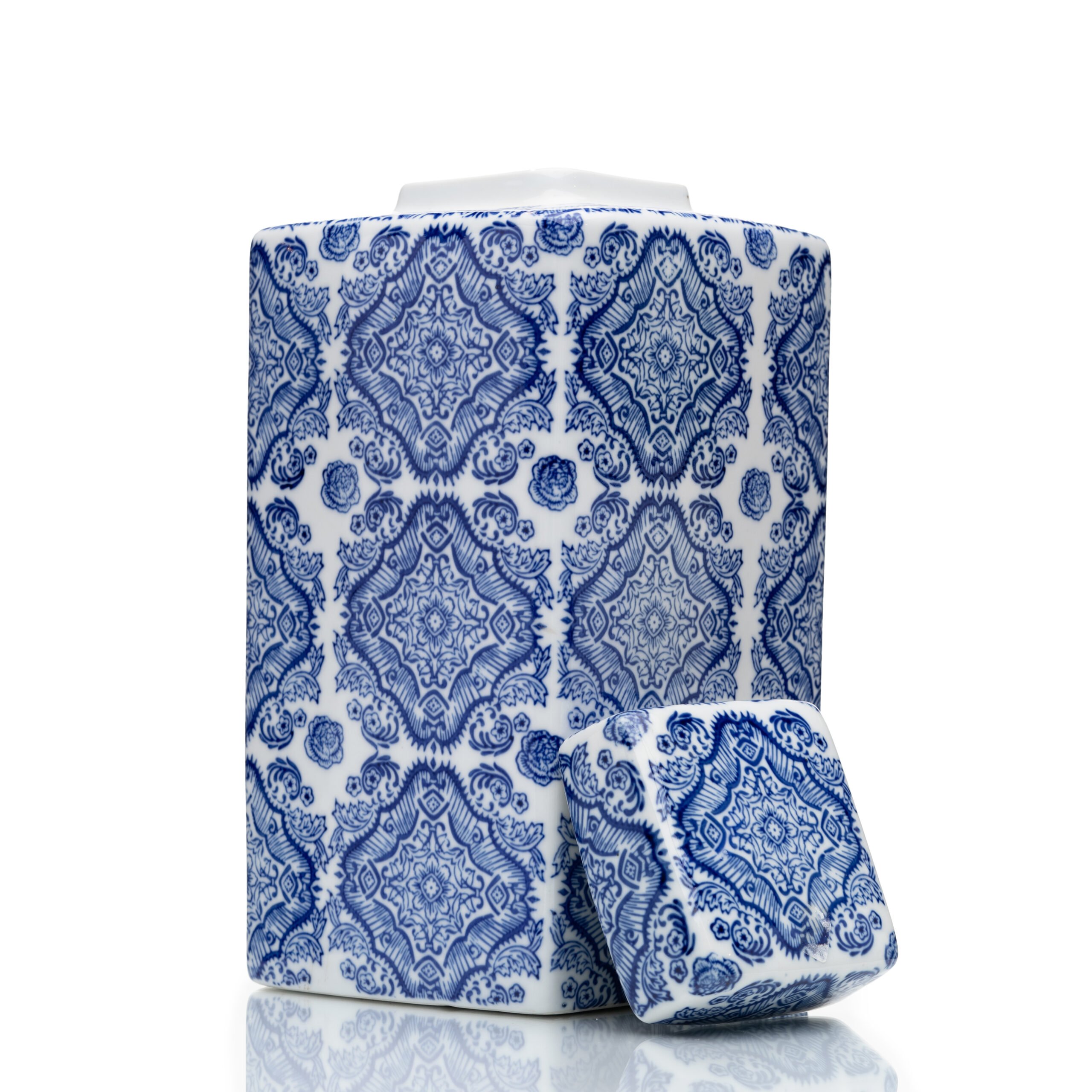 H02AC984 Ceramic China Design Urn - H02AC984 - Image 1