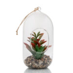 Hanging Glass Terrarium - H02FL395
