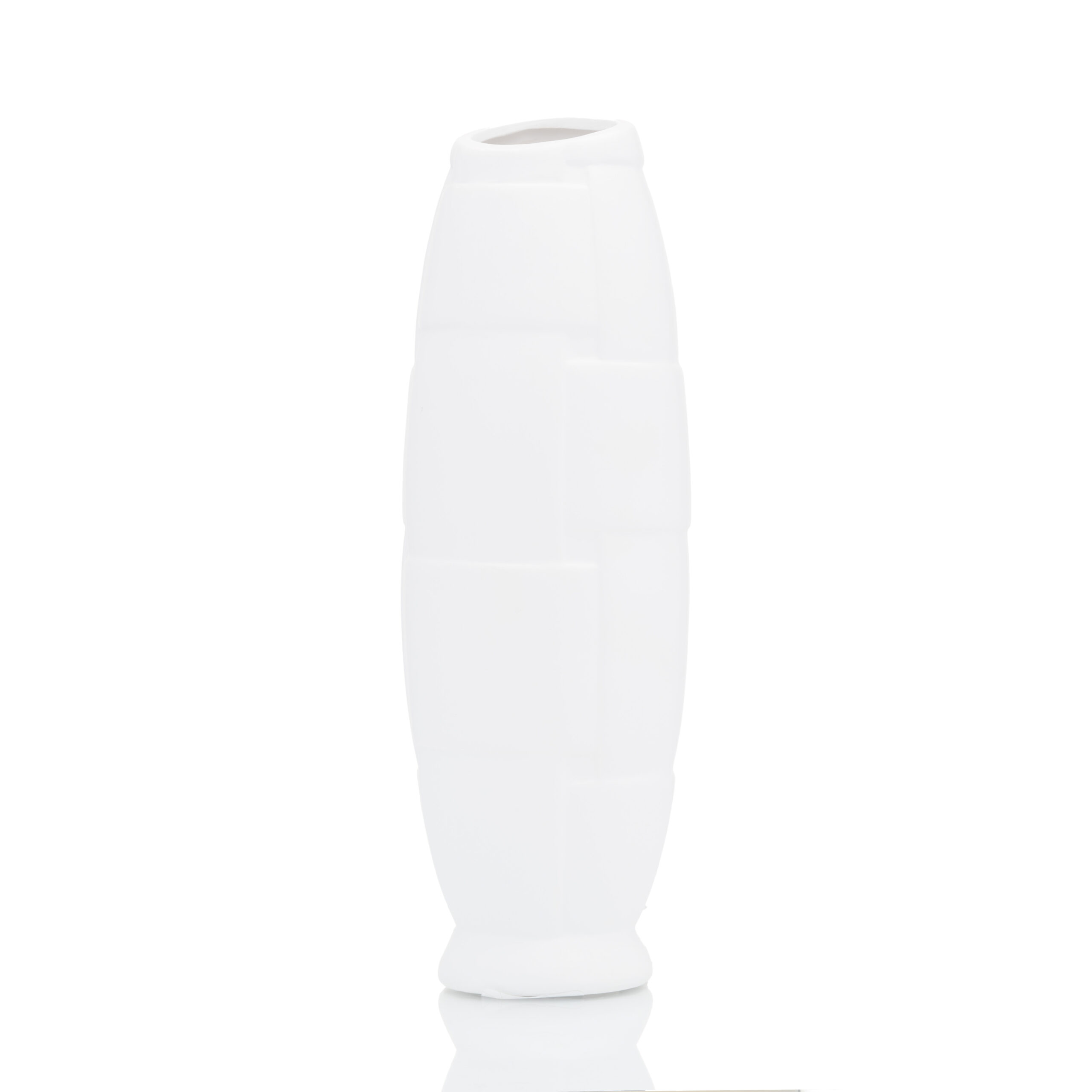 H02VS349 White Ceramic Vase - H02VS349 - Image 1