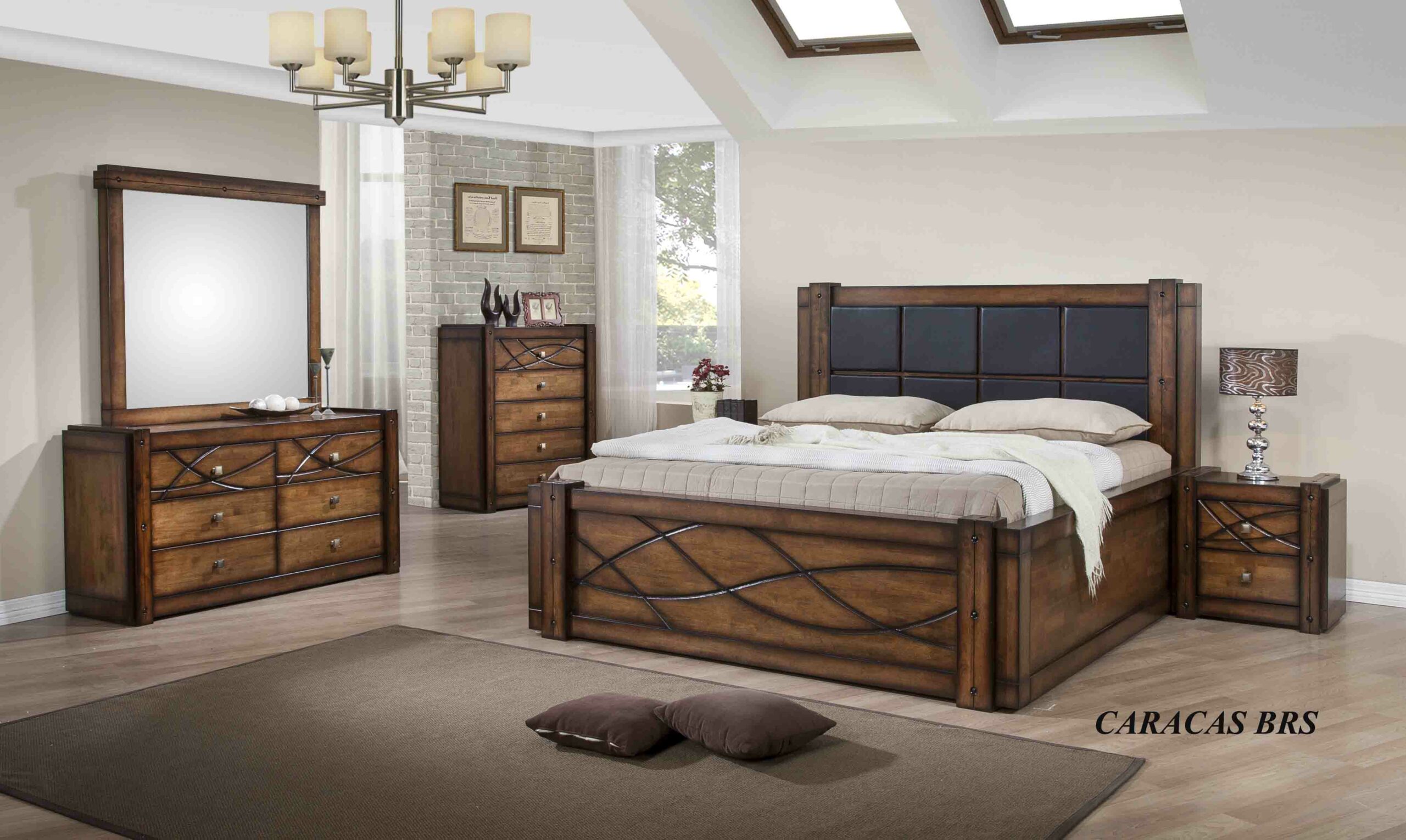 CARACAS B01BK035 Caracas King Bed + One Bed Side - Image 1