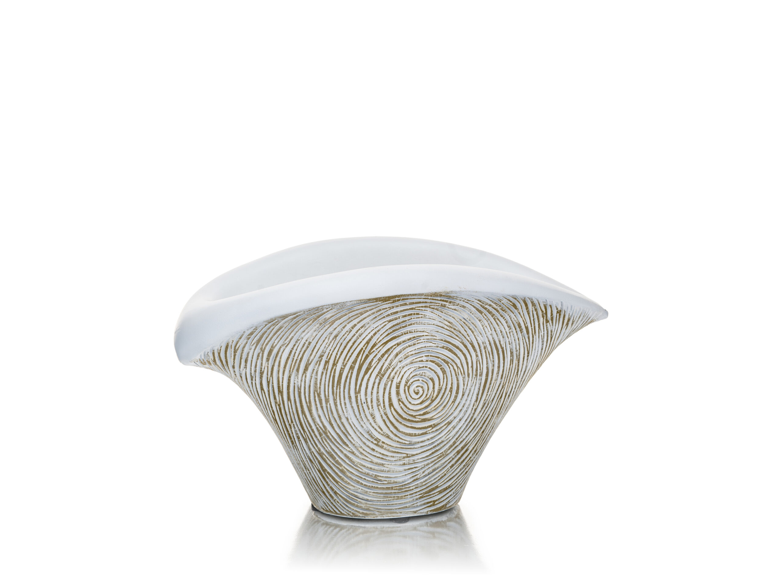 gilded Gilded Ceramic Vase - Image 1