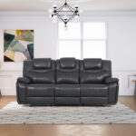 Boxburg Three Seater Recliner - Leather