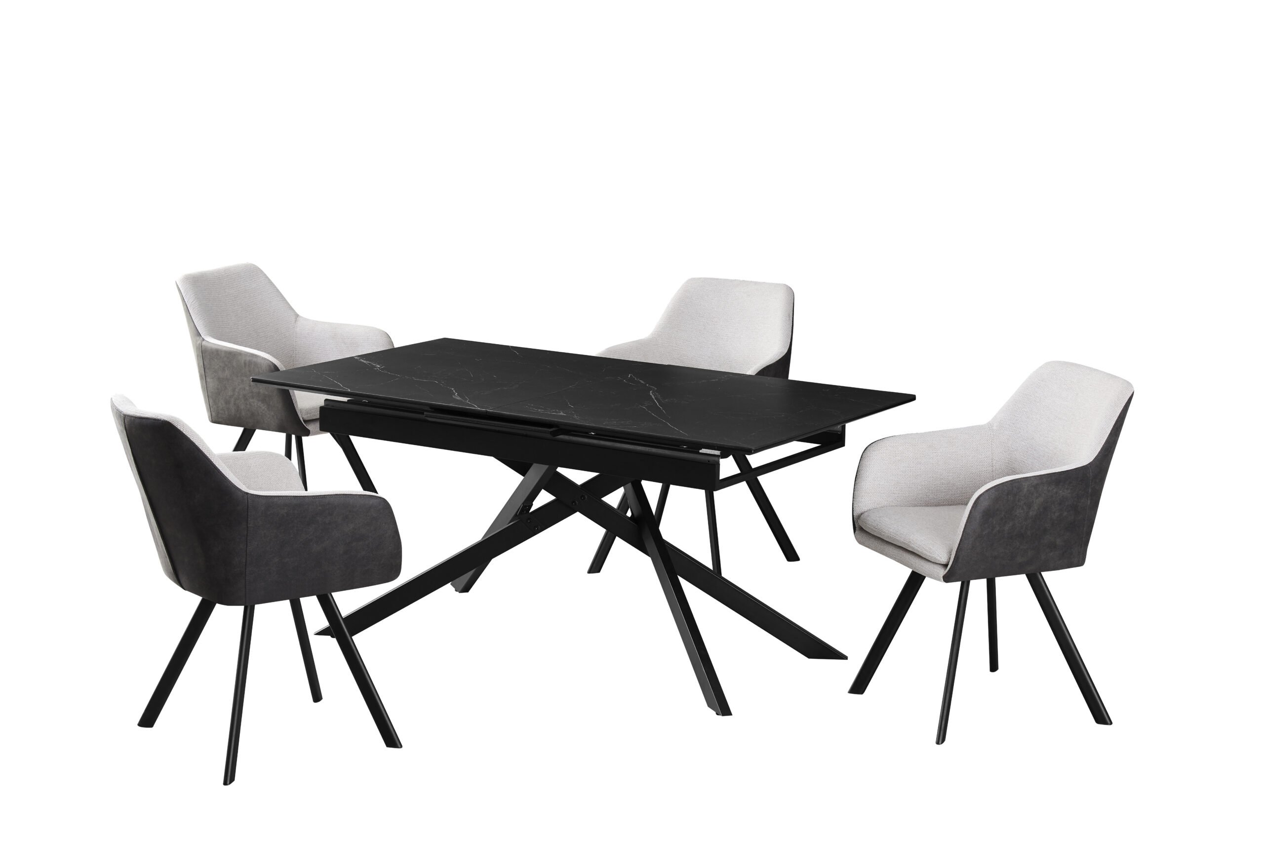 COLBROOK Colbrook Extendable 6 Seater Dining Set - Image 1