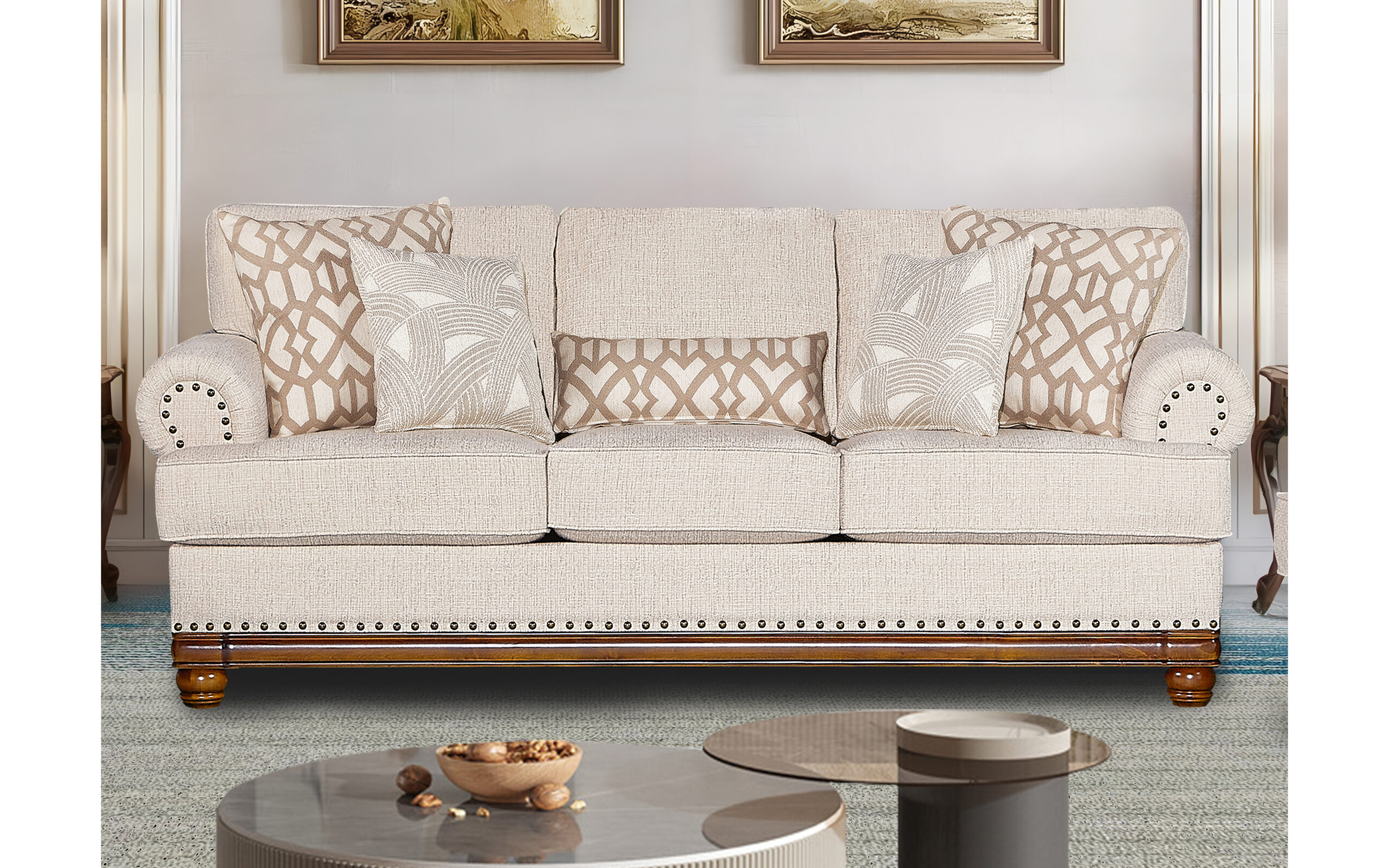 newbelmont3 New Belmont Three Seater Sofa - Image 1