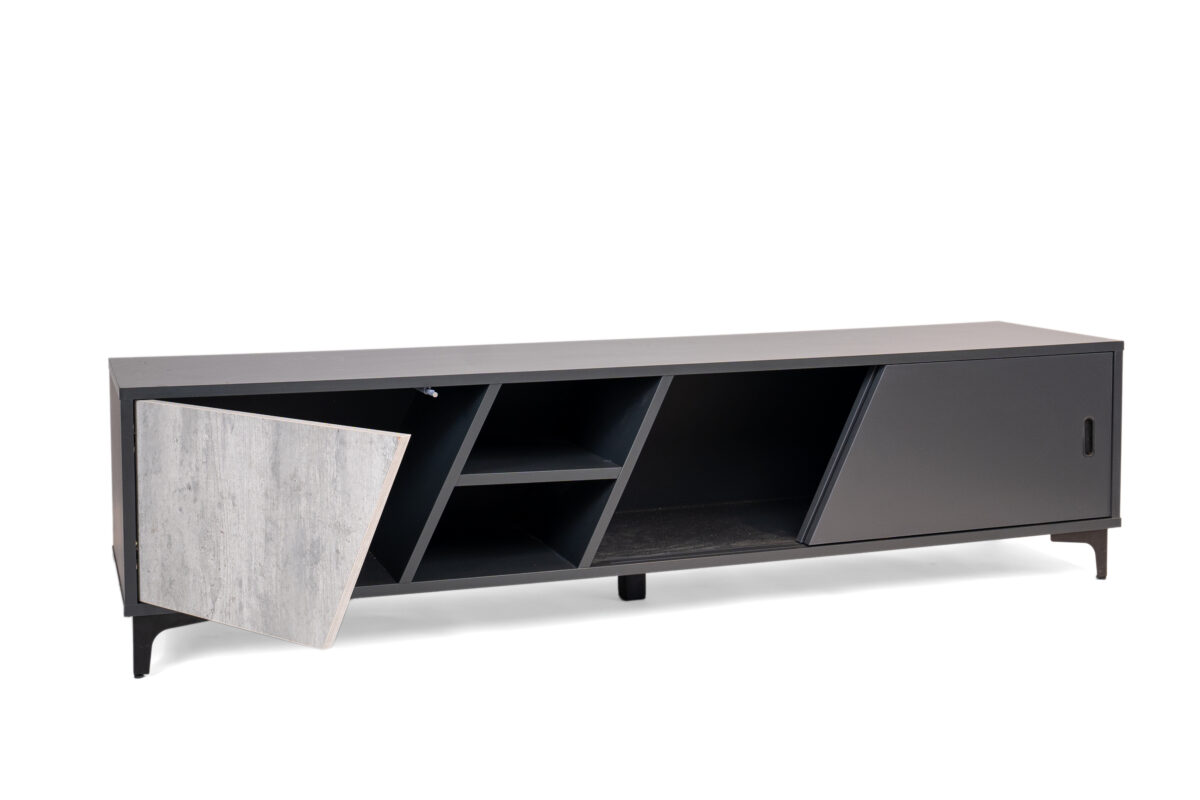 Modern wooden TV stand in Kenya available at Victoria Homestore