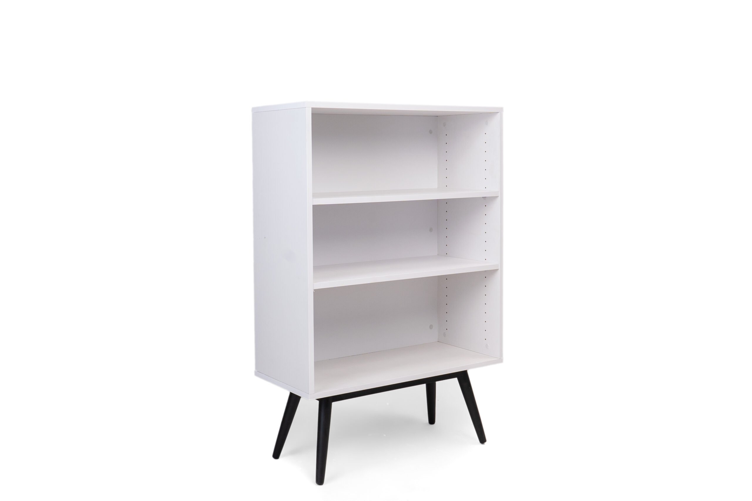 DSC08159 White 3-Shelf Bookshelf – Modern Book Rack in Kenya (Also in Black)