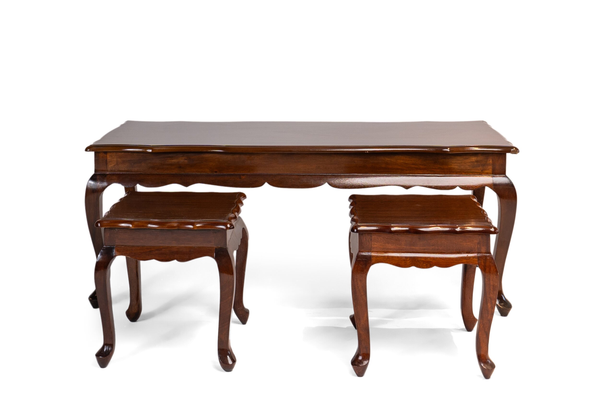 Viviana coffee table (3) Viviana Coffee Table with 2 side table - Wavy Legs - Image 1