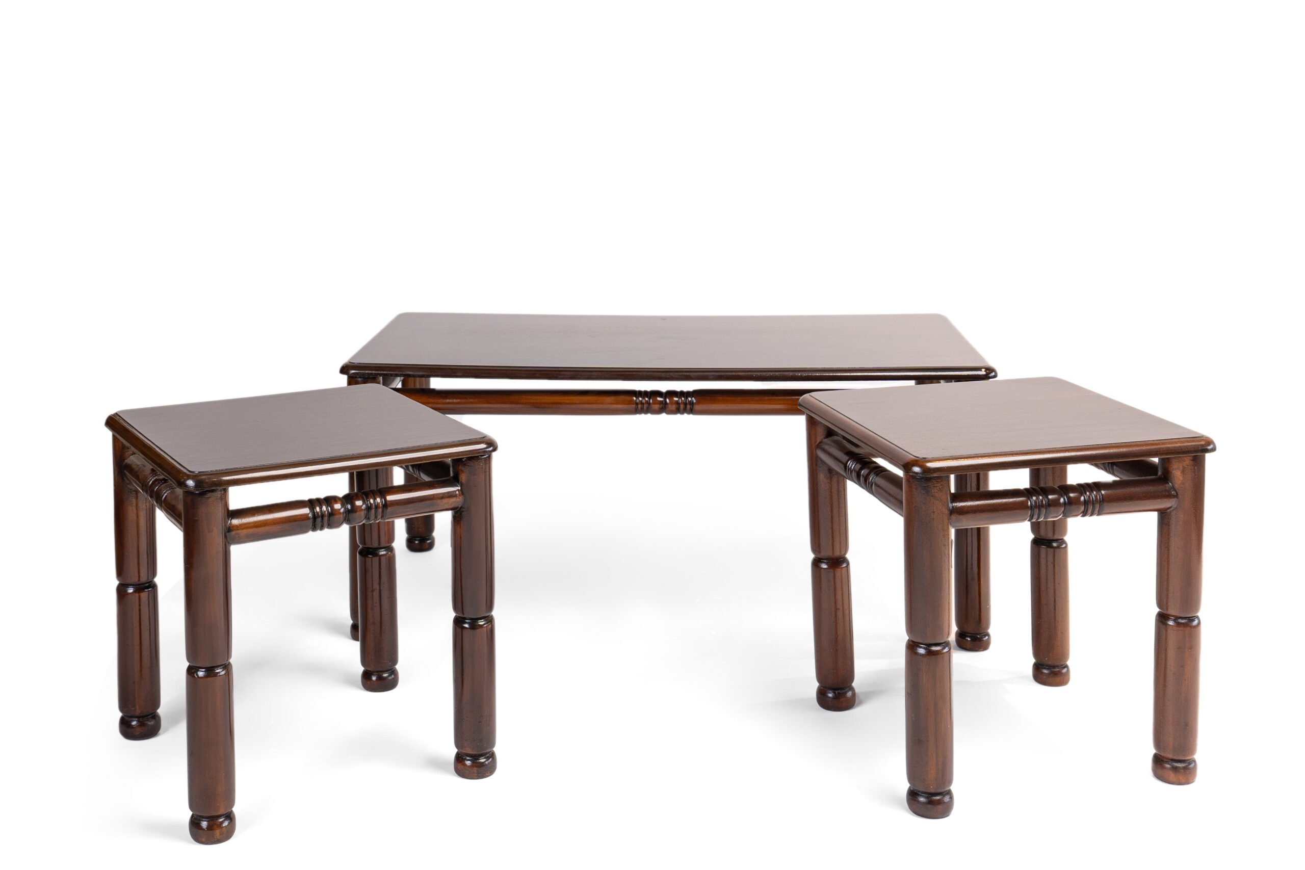 Viviana round leg Viviana Coffee Table with Stools – Round-Legged Modern Coffee Table in Kenya