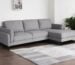 Modern L-shaped sofa set in a stylish Nairobi living room from Victoria Homestore
