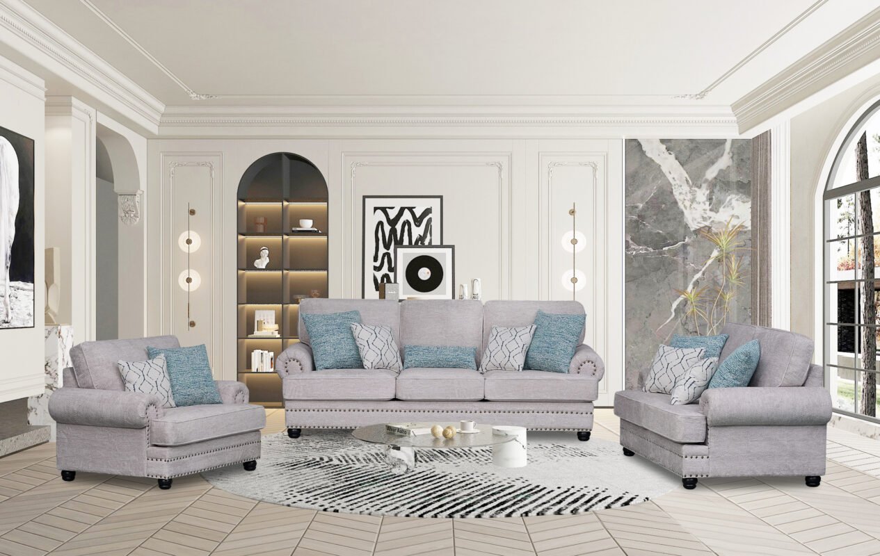 L-shaped and stationary sofa sets on offer at Victoria Homestore – Mid-Year Sale Kenya