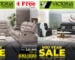 Modern recliner sofa on sale at Victoria Homestore during the mid-year discount event