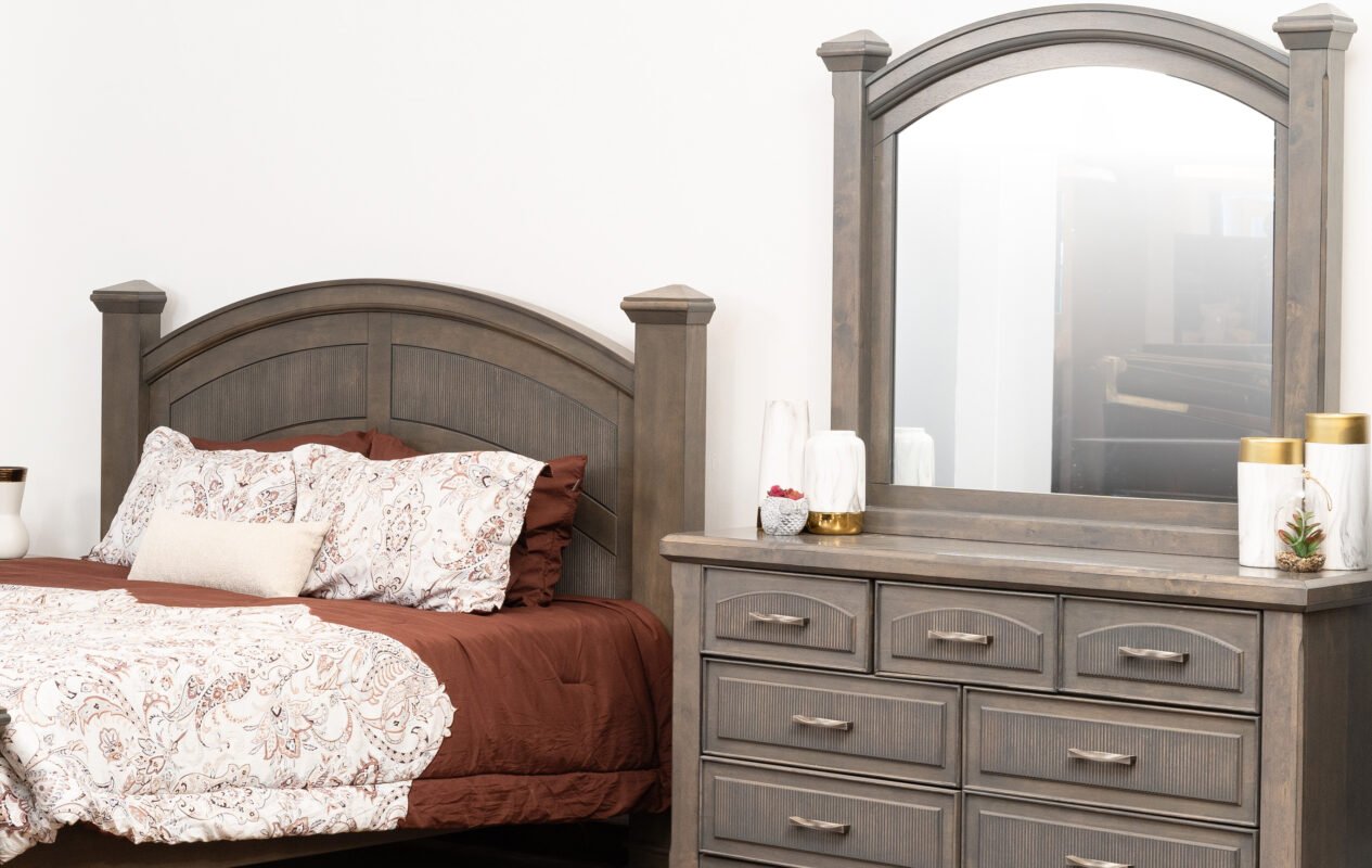 Elegant dressing table with mirror and drawers – Victoria Homestore Nairobi