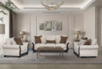 New Calgary 1 6 seater grey fabric sofa – modern family sofa Kenya