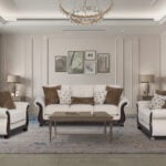 New Calgary 1 6 seater grey fabric sofa – modern family sofa Kenya