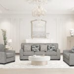 Kilmartin 6 Seater Fabric Sofa – Straight-Line Modern Couch – Victoria Homestore Kenya