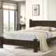 Alisdair Queen Size Sleigh Bed – Dark Wood Classic Bed Frame – Victoria Homestore Kenya