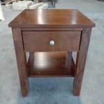 Alisdair Wooden Night Stand with Two Drawers – Classic Bedside Table – Victoria Homestore Kenya