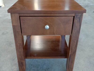 Alisdair Wooden Night Stand with Two Drawers – Classic Bedside Table – Victoria Homestore Kenya