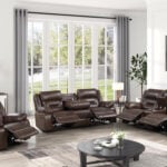 Bella 6 Seater Reclining Sofa Set – Fabric Manual Recliners – Victoria Homestore Kenya