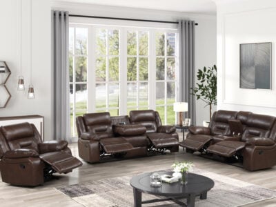 Bella 6 Seater Reclining Sofa Set – Fabric Manual Recliners – Victoria Homestore Kenya