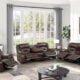 Bella 6 Seater Reclining Sofa Set – Fabric Manual Recliners – Victoria Homestore Kenya