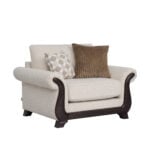 New Calgary 1 single seater fabric sofa – modern accent chair for living room Kenya