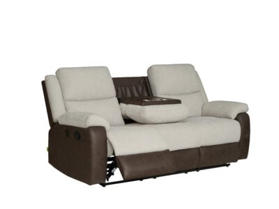 StoneLand 3 Seater Fabric Recliner Sofa – Manual Reclining Couch – Victoria Homestore Kenya