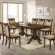 Fawnburg 8 Seater Wooden Dining Table with Fabric Chairs – Victoria Homestore Kenya