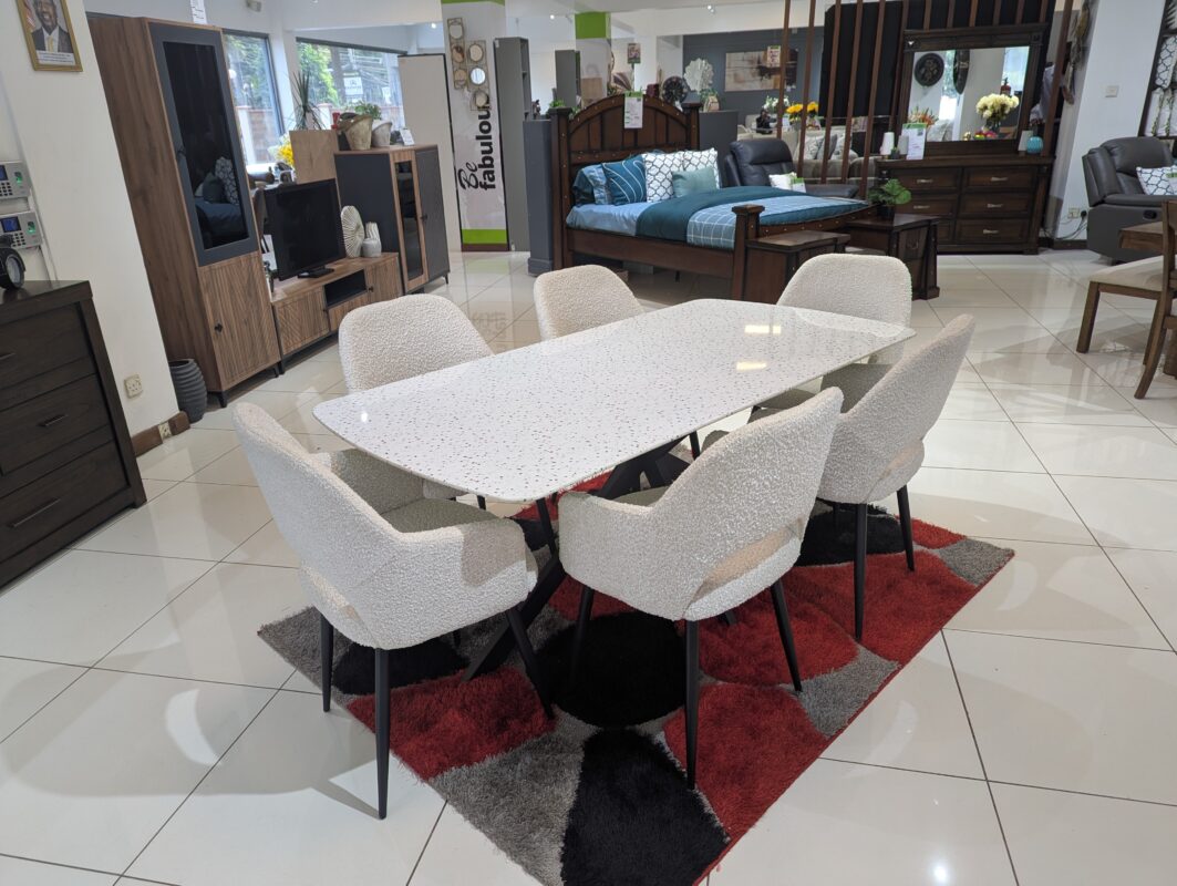 Rustic colonial-style dining table Kenya – Victoria Homestore