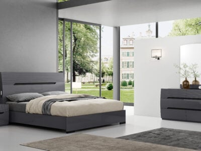 Wynnlow King Bed 183x203cm with LED Night Light – Wooden Bed Frame – Victoria Homestore Kenya