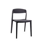 Asanti black plastic breakout chair for dining and lounge use – Victoria Homestore Kenya