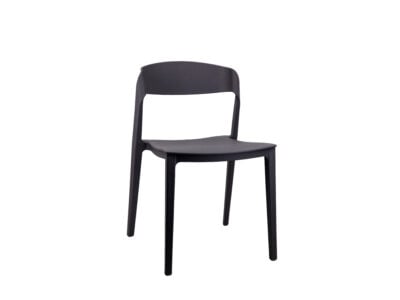 Asanti black plastic breakout chair for dining and lounge use – Victoria Homestore Kenya