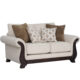 New Calgary 1 2 seater fabric loveseat – modern compact sofa Kenya