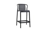 Evermond black plastic barstool for kitchen and bar counters – Victoria Homestore Kenya