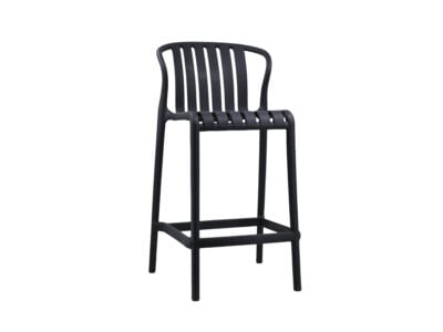 Evermond black plastic barstool for kitchen and bar counters – Victoria Homestore Kenya
