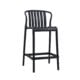 Evermond black plastic barstool for kitchen and bar counters – Victoria Homestore Kenya