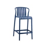 Evermond blue plastic barstool for kitchen and bar counters – Victoria Homestore Kenya