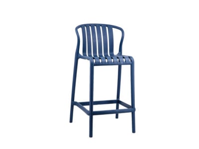 Evermond blue plastic barstool for kitchen and bar counters – Victoria Homestore Kenya