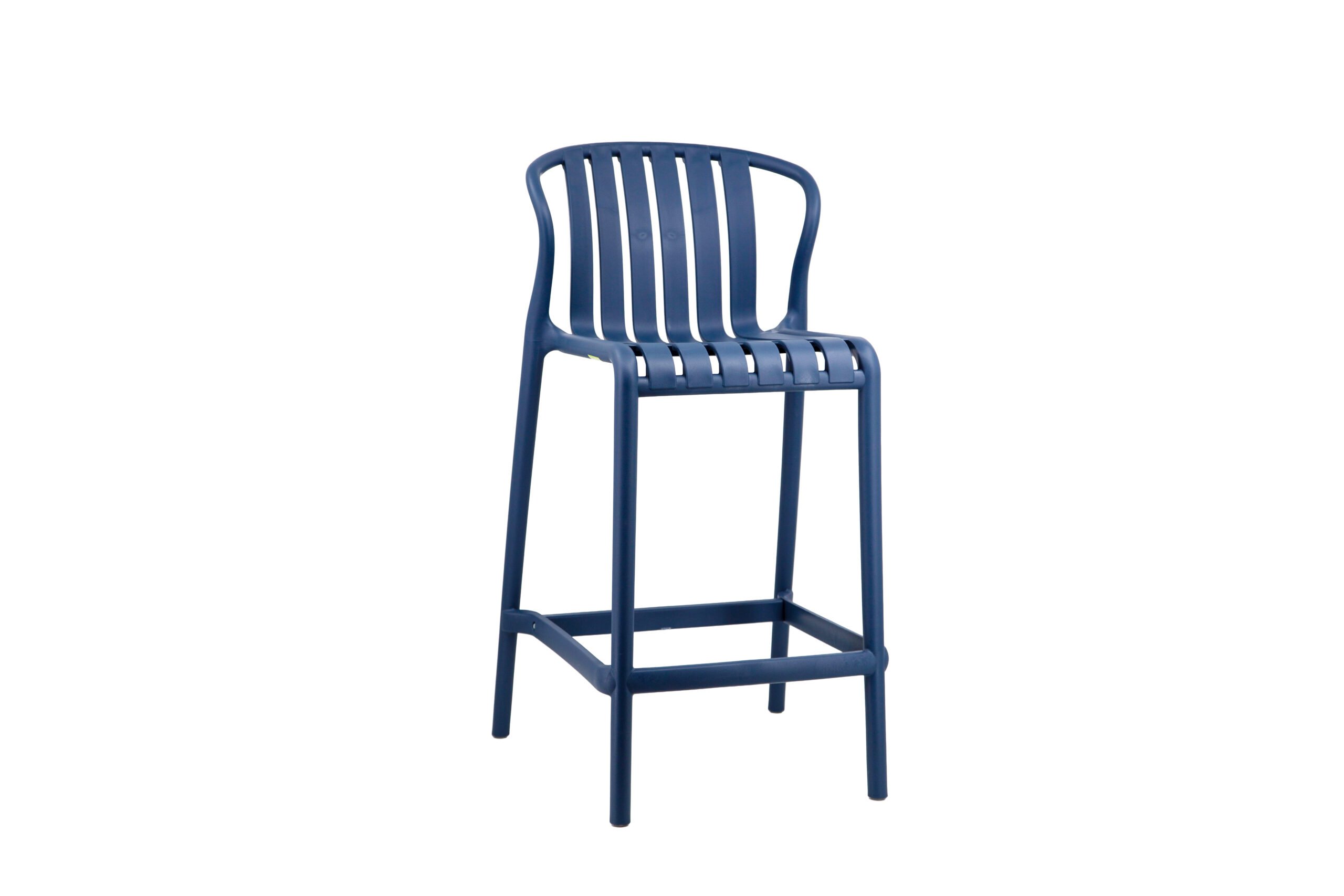 Evermond blue plastic barstool for kitchen and bar counters – Victoria Homestore Kenya