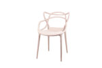 Patrick beige plastic breakout chair for dining and office – Victoria Homestore Kenya