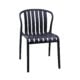 Veramond black plastic breakout chair with wooden legs – Victoria Homestore Kenya