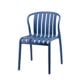 Veramond blue plastic breakout chair with wooden legs – Victoria Homestore Kenya