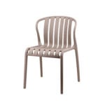 Veramond grey plastic breakout chair with wooden legs – Victoria Homestore Kenya