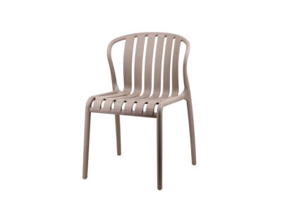 Veramond grey plastic breakout chair with wooden legs – Victoria Homestore Kenya
