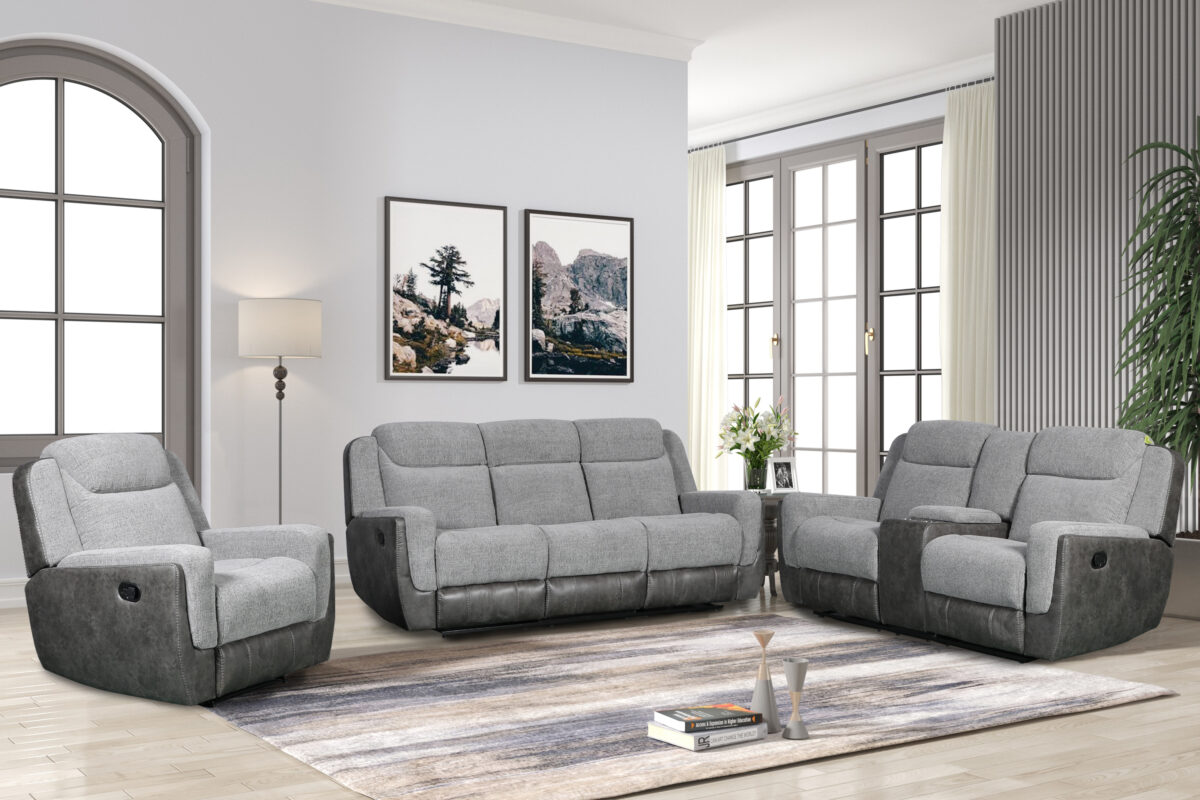 6-seater recliner sofa in camel color – Victoria Homestore