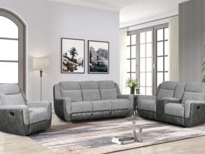 6-seater recliner sofa in camel color – Victoria Homestore